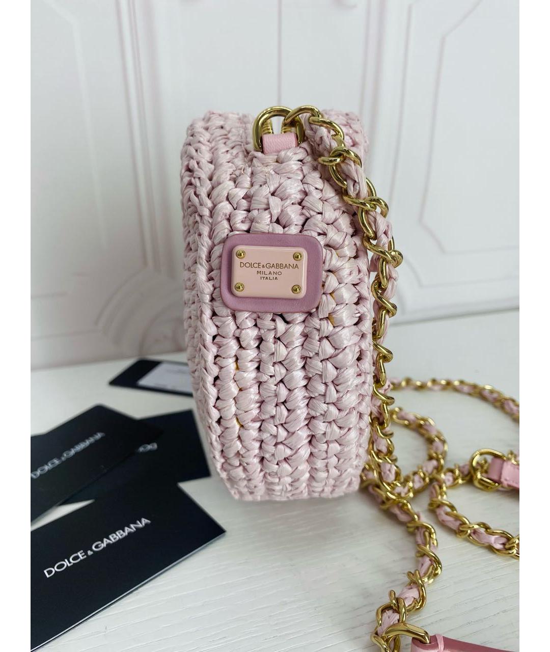 DOLCE&GABBANA Розовая сумка через плечо, фото 2