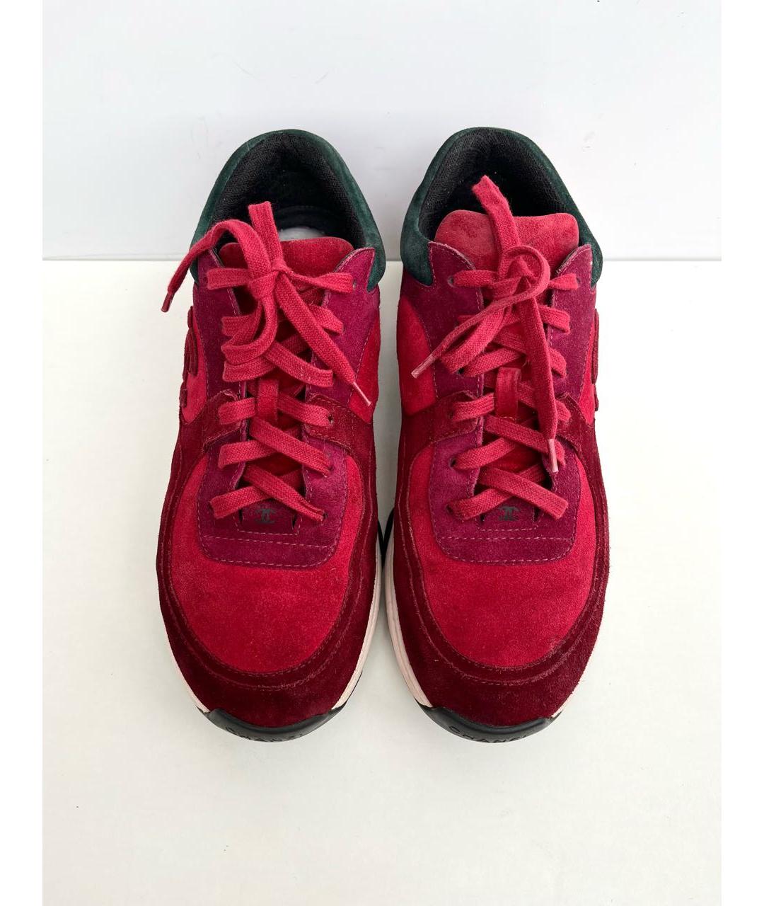 CHANEL Мульти замшевые кроссовки, фото 2