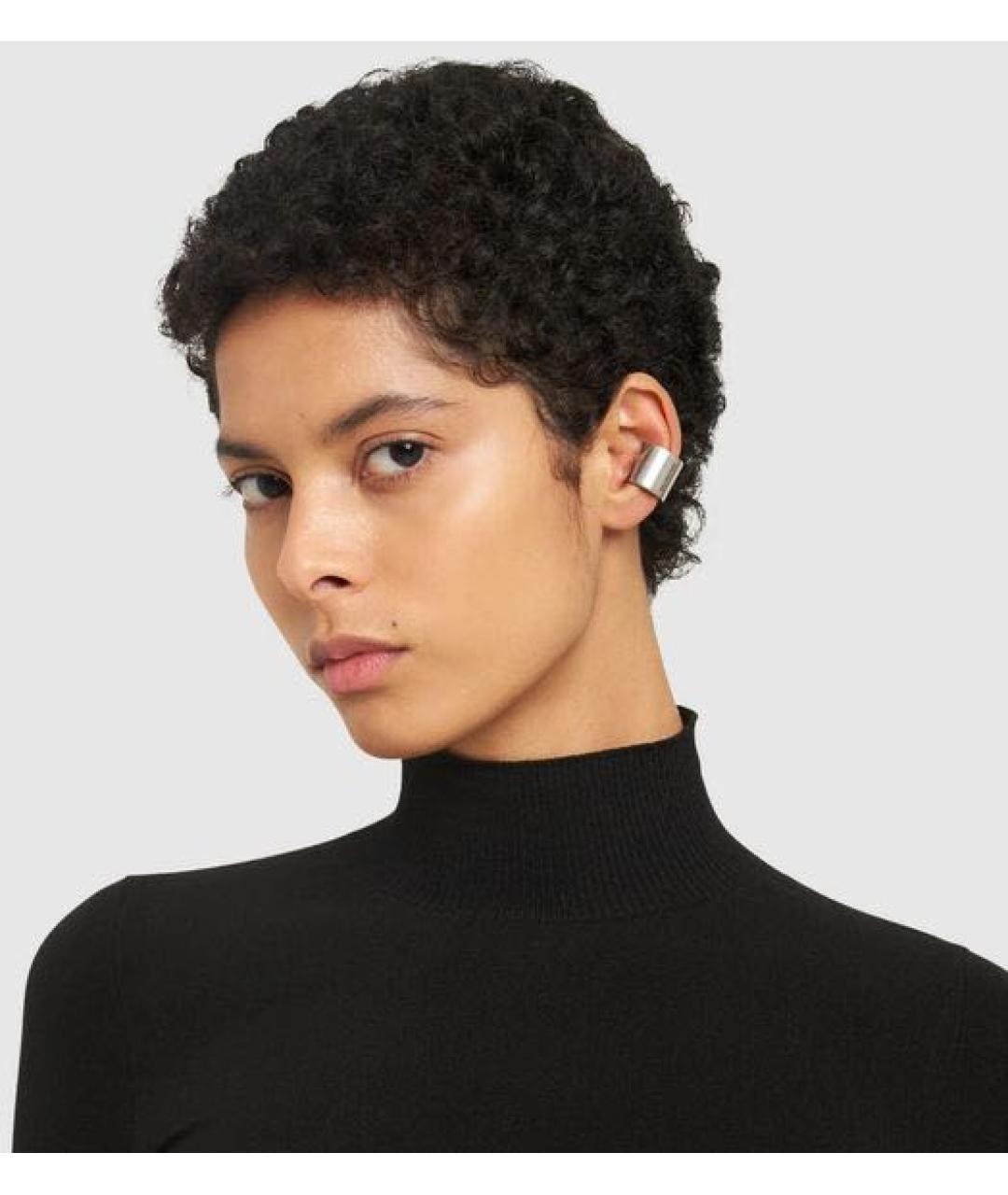 BALENCIAGA Серебряные латунные серьги, фото 4