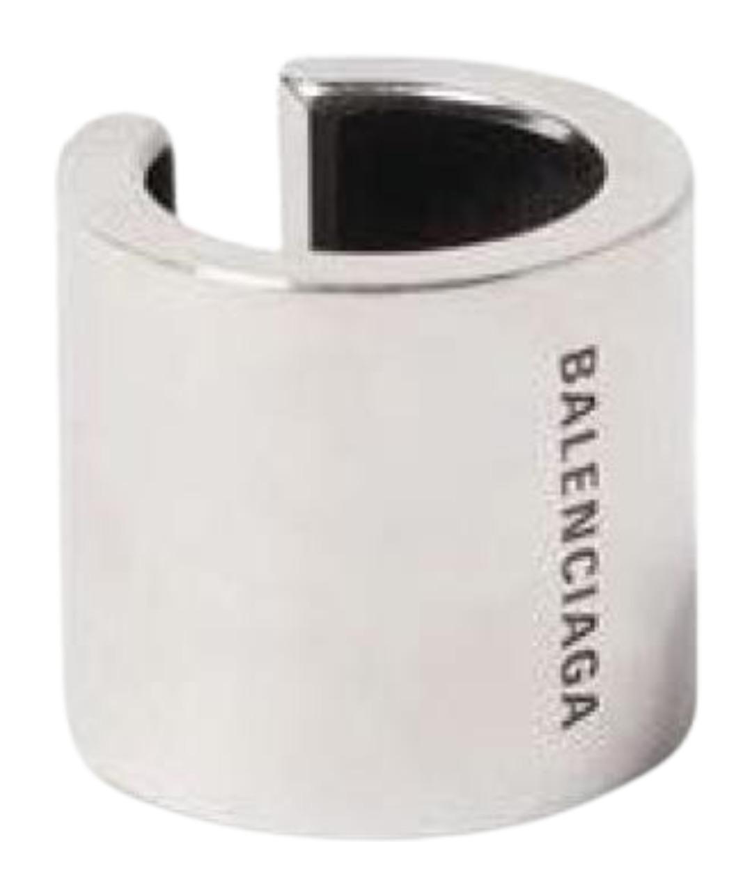 BALENCIAGA Серебряные латунные серьги, фото 1