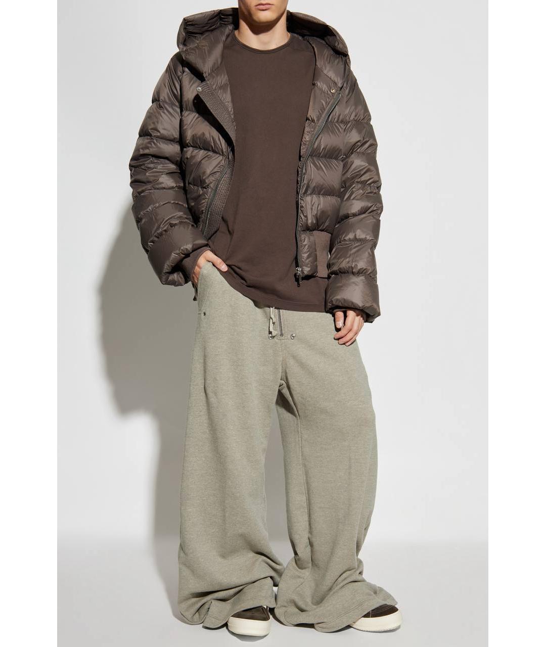 RICK OWENS DRKSHDW Серые повседневные брюки, фото 4