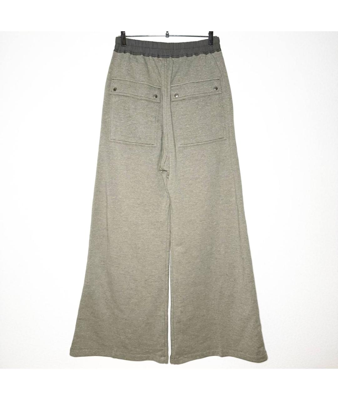 RICK OWENS DRKSHDW Серые повседневные брюки, фото 3