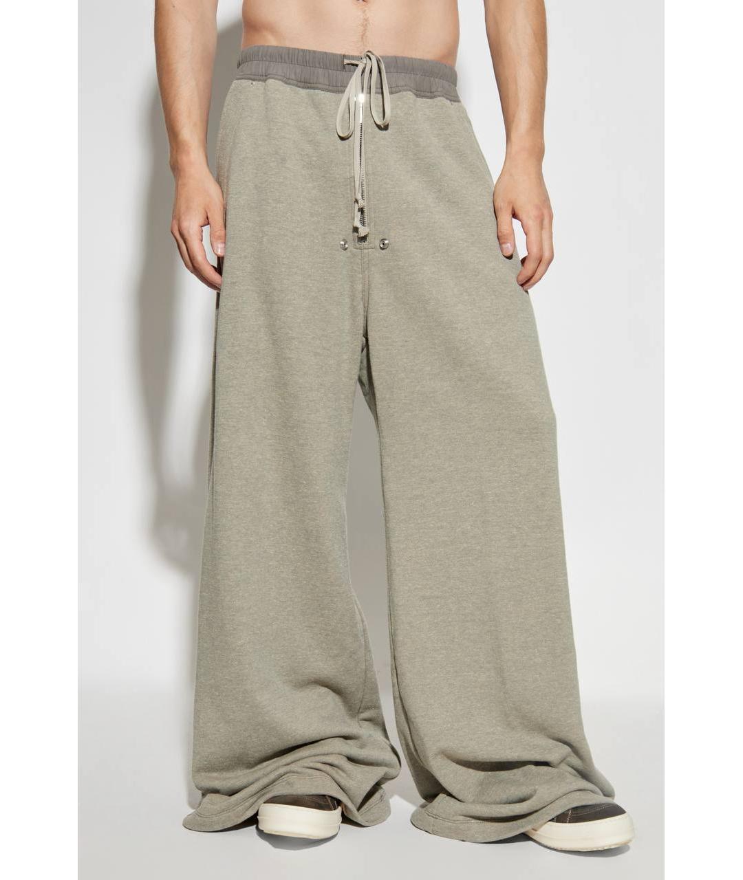 RICK OWENS DRKSHDW Серые повседневные брюки, фото 2