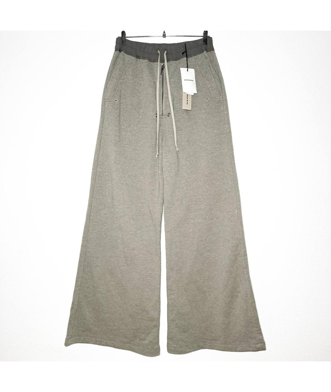 RICK OWENS DRKSHDW Серые повседневные брюки, фото 8