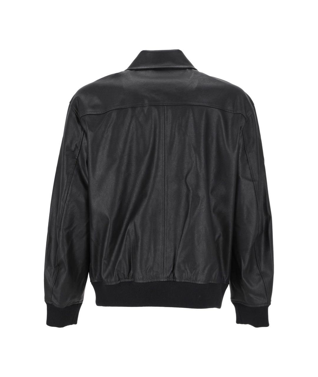 CALVIN KLEIN Черная полиэстеровая куртка, фото 2