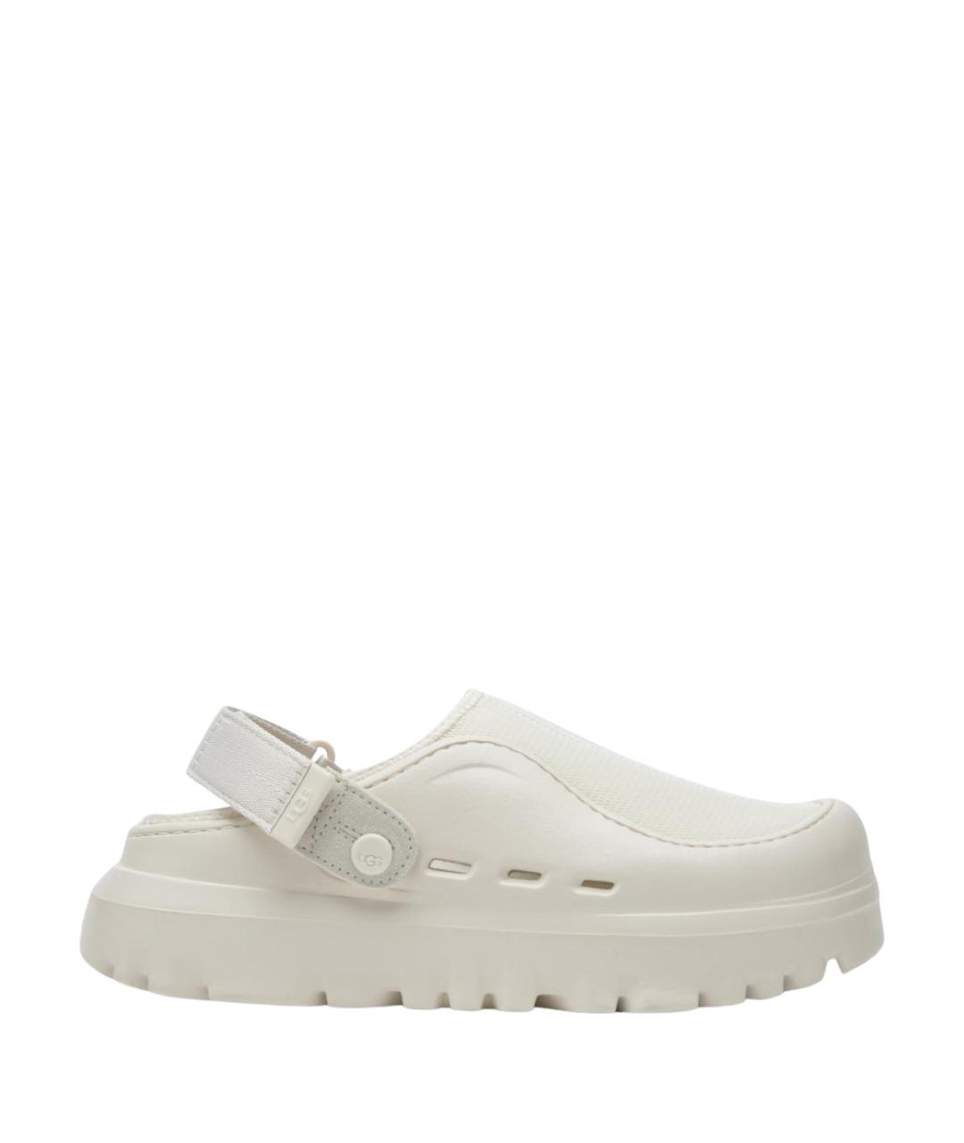 UGG AUSTRALIA Белые синтетические сандалии, фото 1