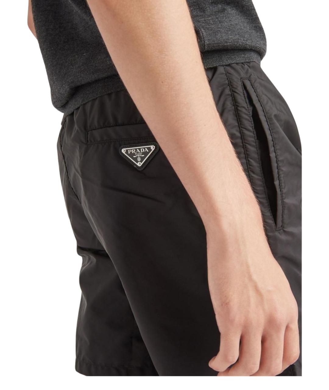 PRADA Черные полиамидовые плавки, фото 2