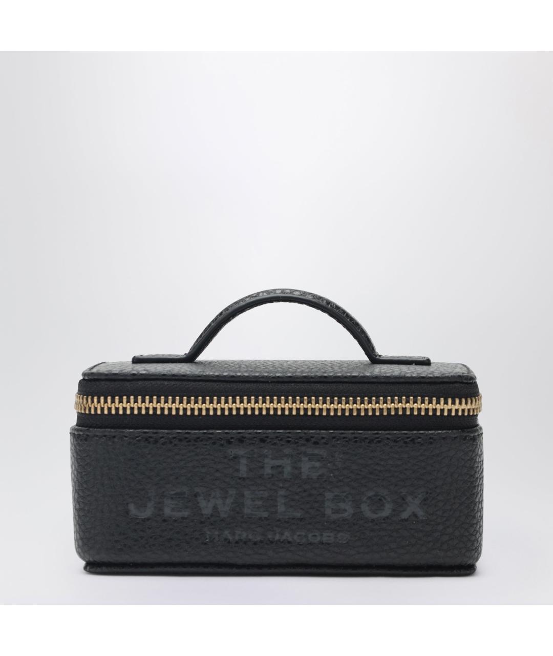 MARC JACOBS Черная кожаная сумка с короткими ручками, фото 3