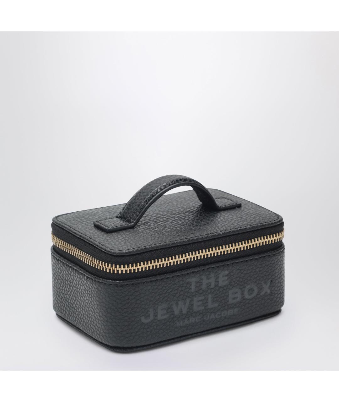 MARC JACOBS Черная кожаная сумка с короткими ручками, фото 2