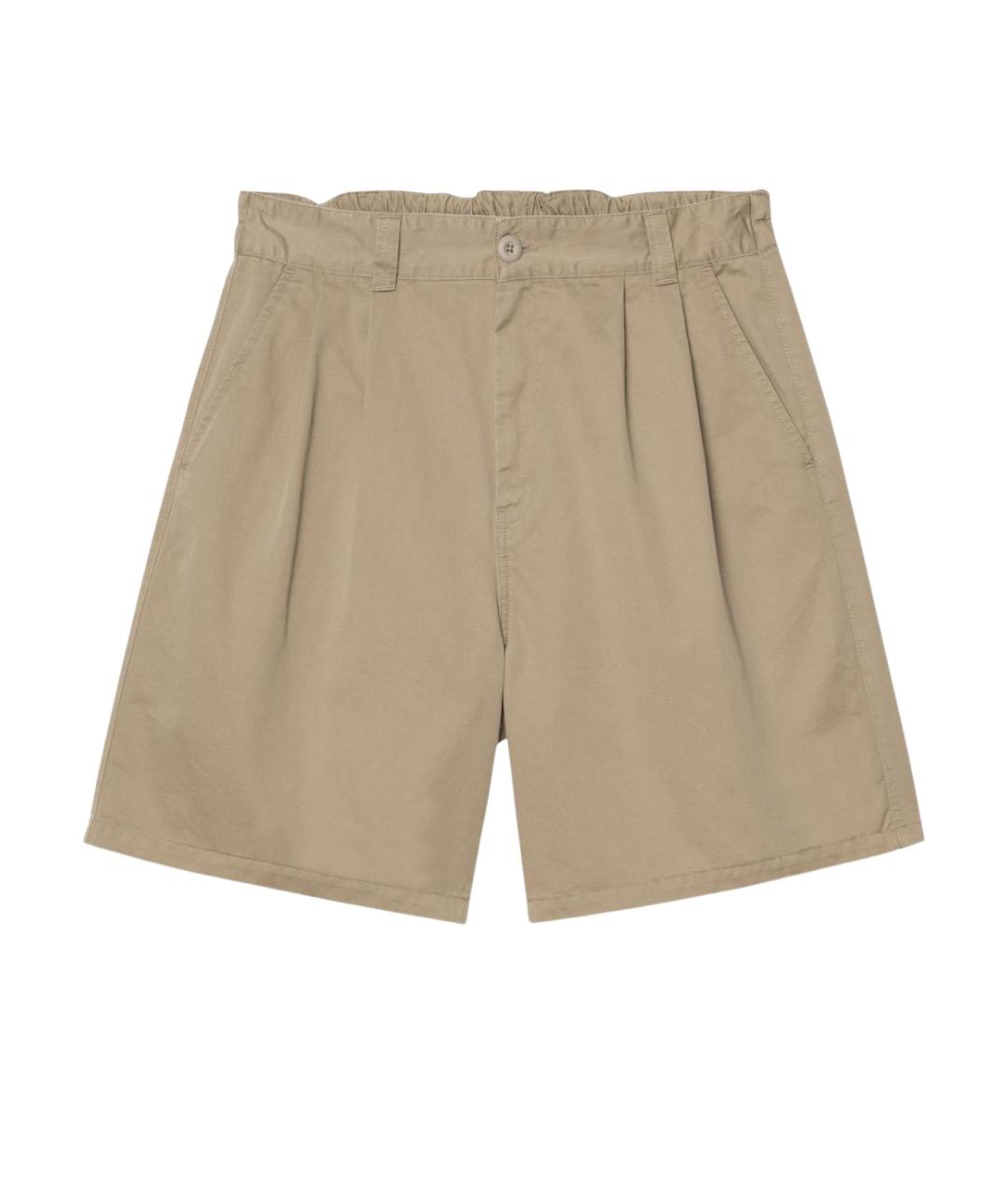CARHARTT WIP Бежевые хлопковые шорты, фото 1