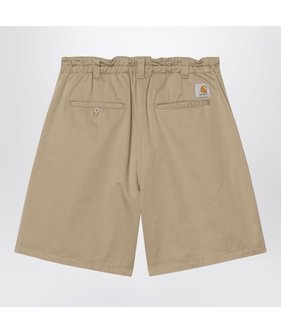 CARHARTT WIP Бежевые хлопковые шорты, фото 2