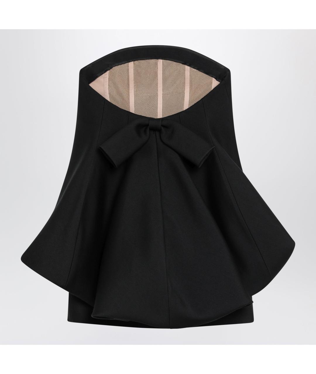 BALENCIAGA Черное шерстяное повседневное платье, фото 2