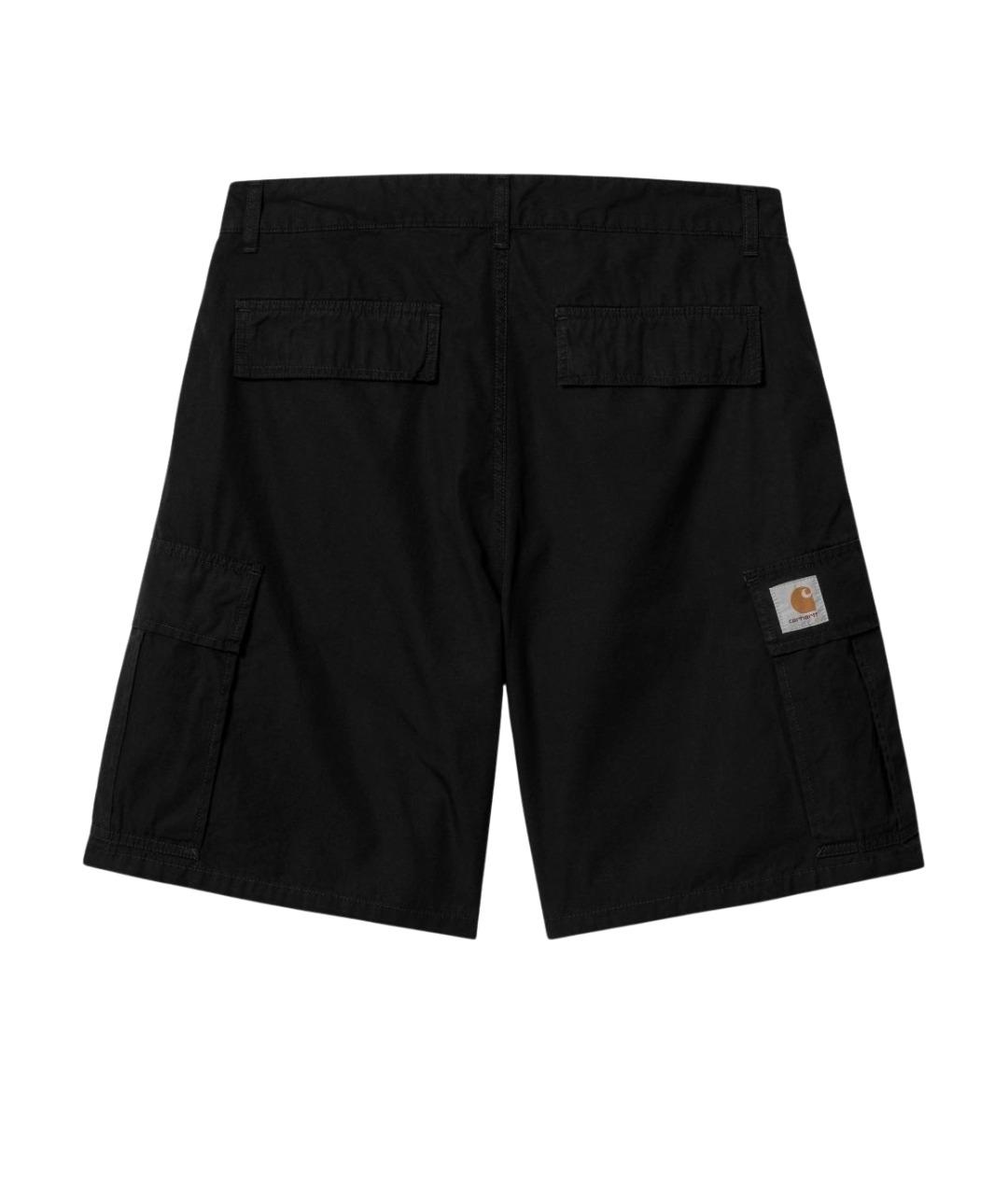 CARHARTT WIP Черные хлопковые шорты, фото 2