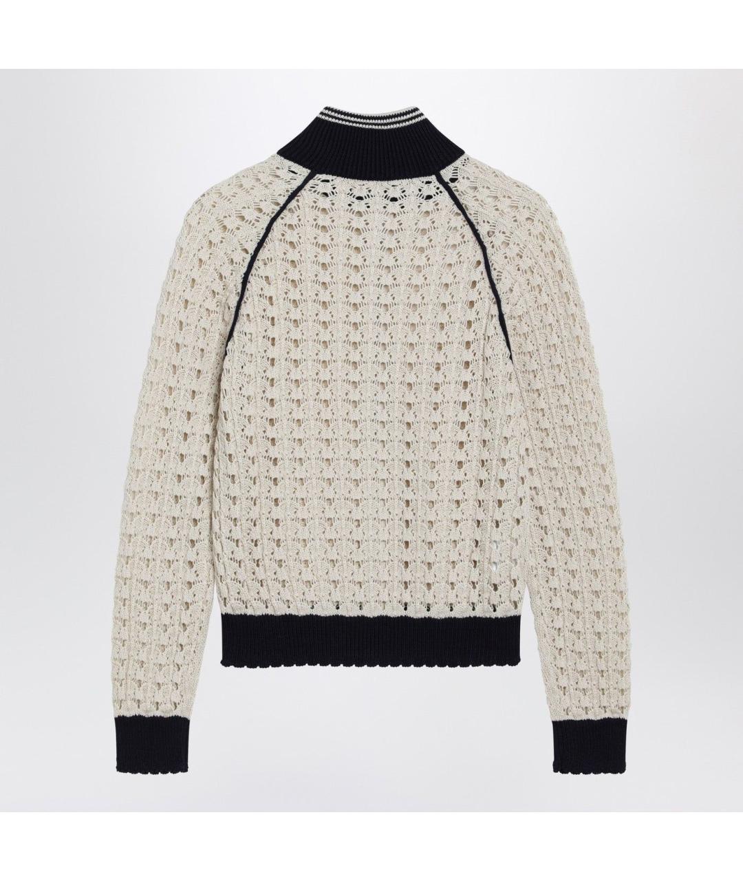 MIU MIU Бежевый хлопковый кардиган, фото 2