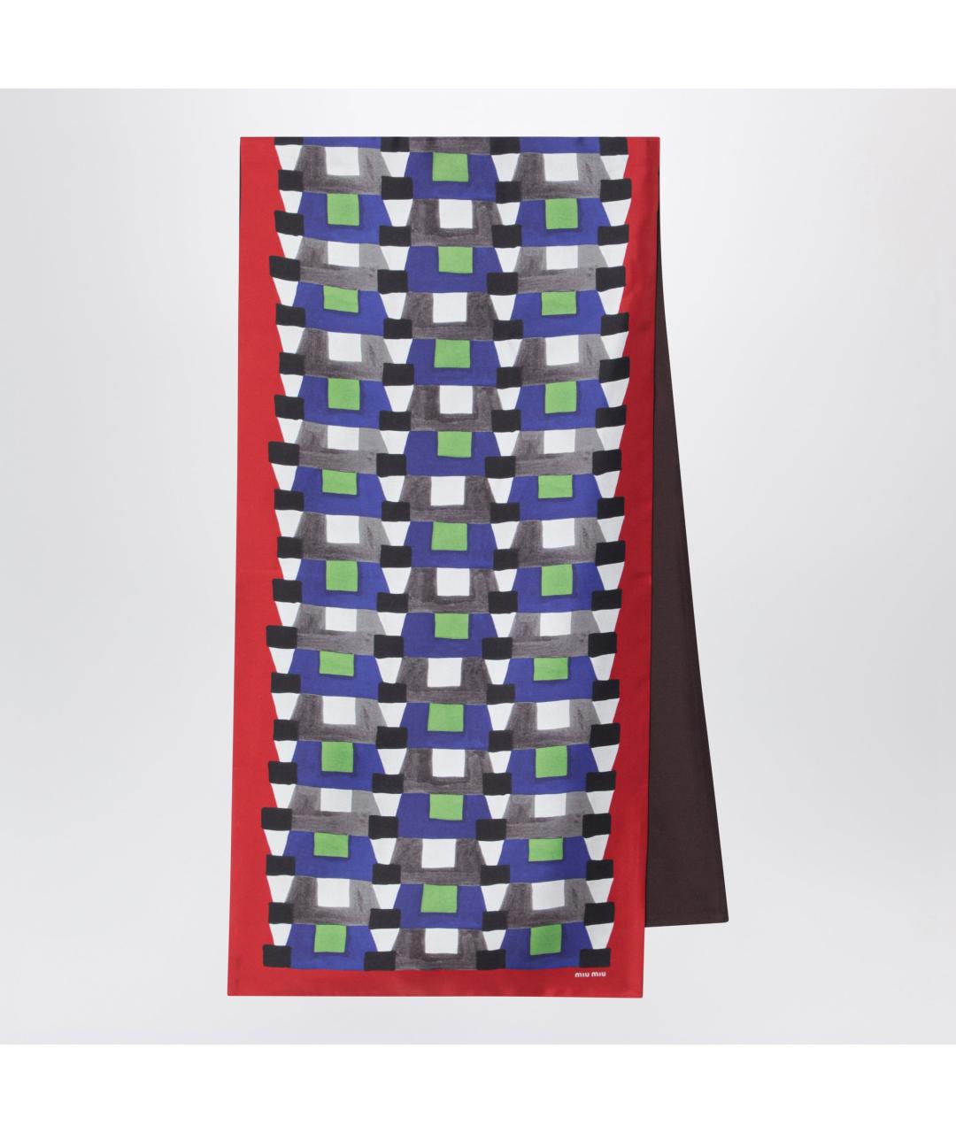 MIU MIU Мульти шелковый платок, фото 4