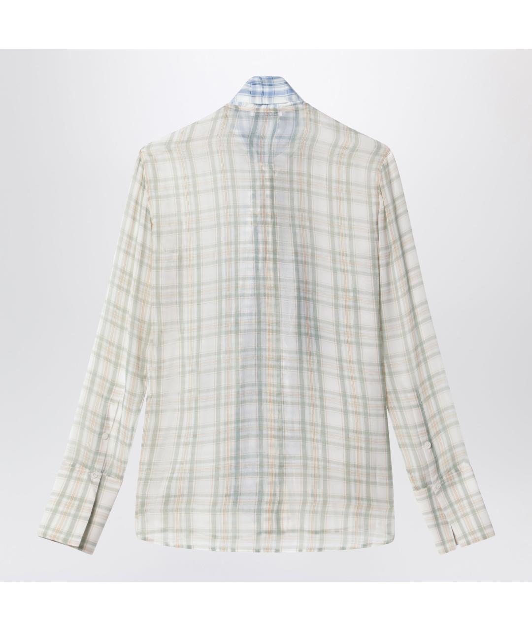 ACNE STUDIOS Зеленая шелковая рубашка, фото 2