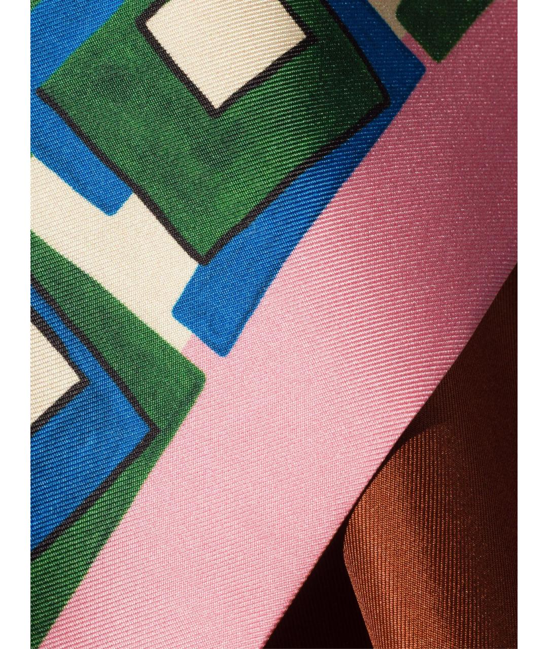 MIU MIU Мульти шелковый шарф, фото 2