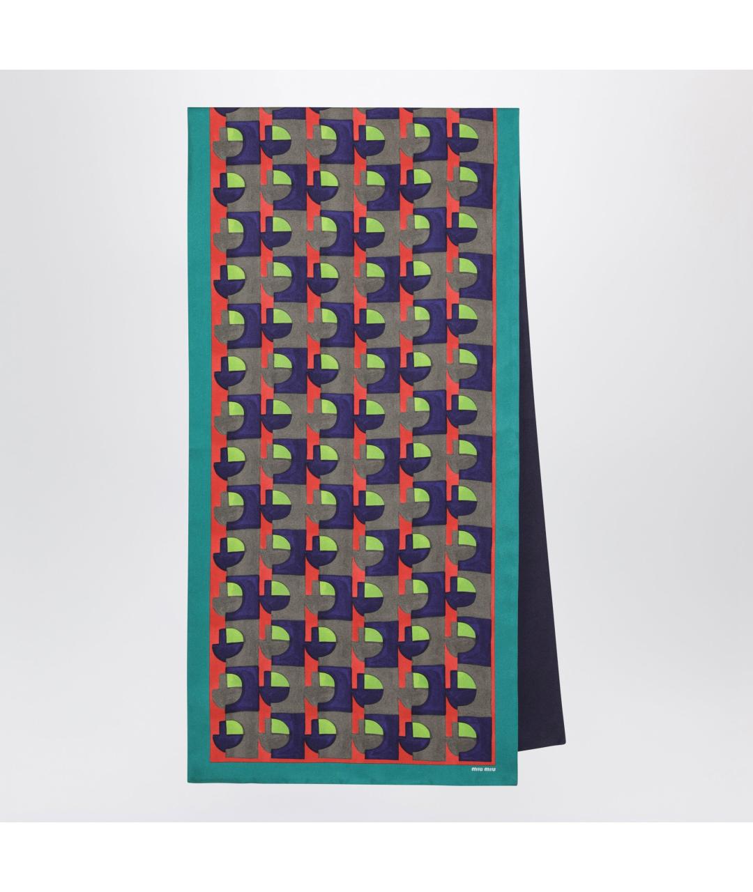 MIU MIU Мульти шелковый платок, фото 4