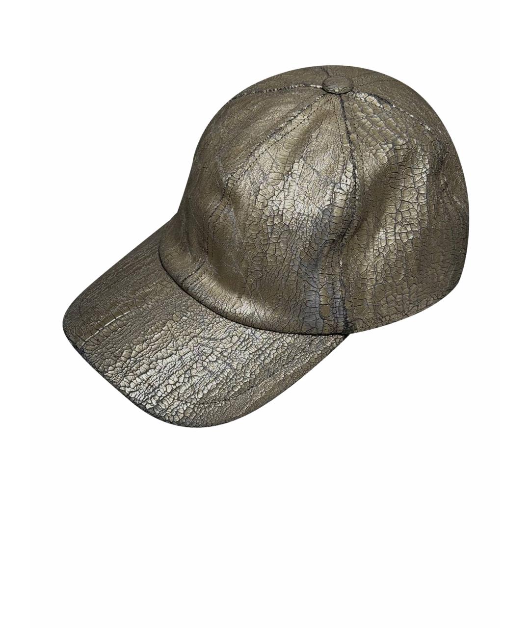 RICK OWENS DRKSHDW Золотая кепка, фото 1