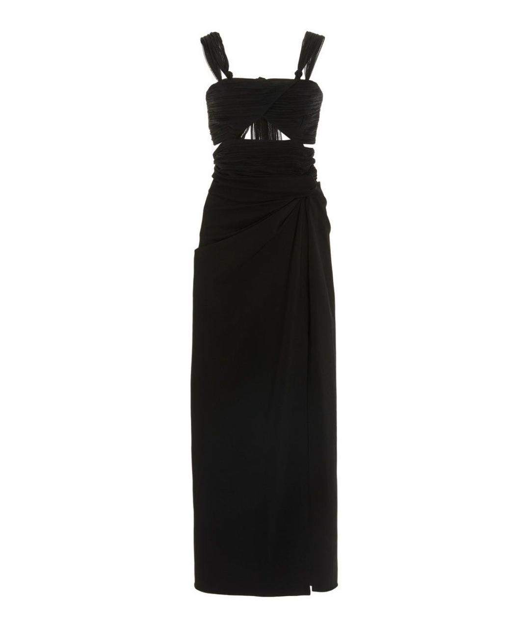 MAGDA BUTRYM Черное вискозное вечернее платье, фото 7