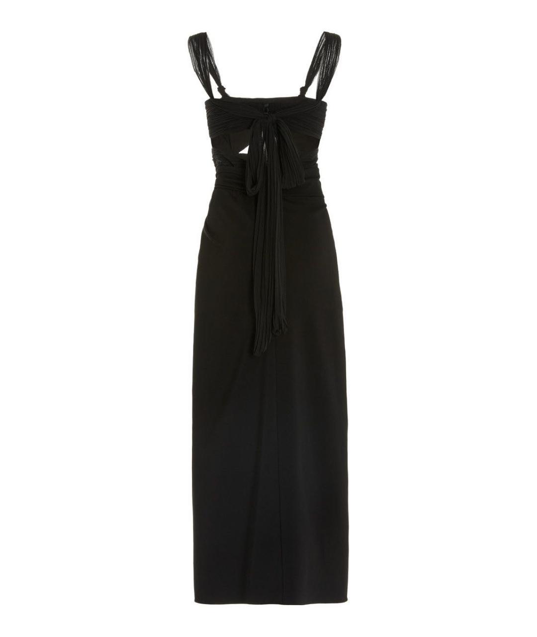 MAGDA BUTRYM Черное вискозное вечернее платье, фото 4