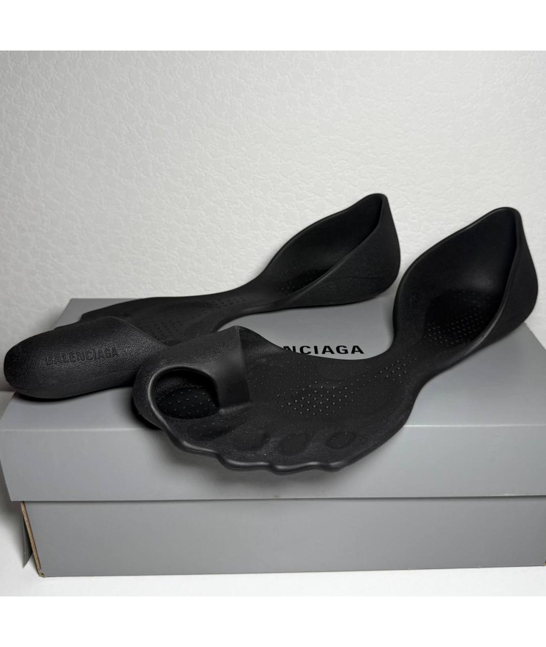 BALENCIAGA Черные эспадрильи, фото 10