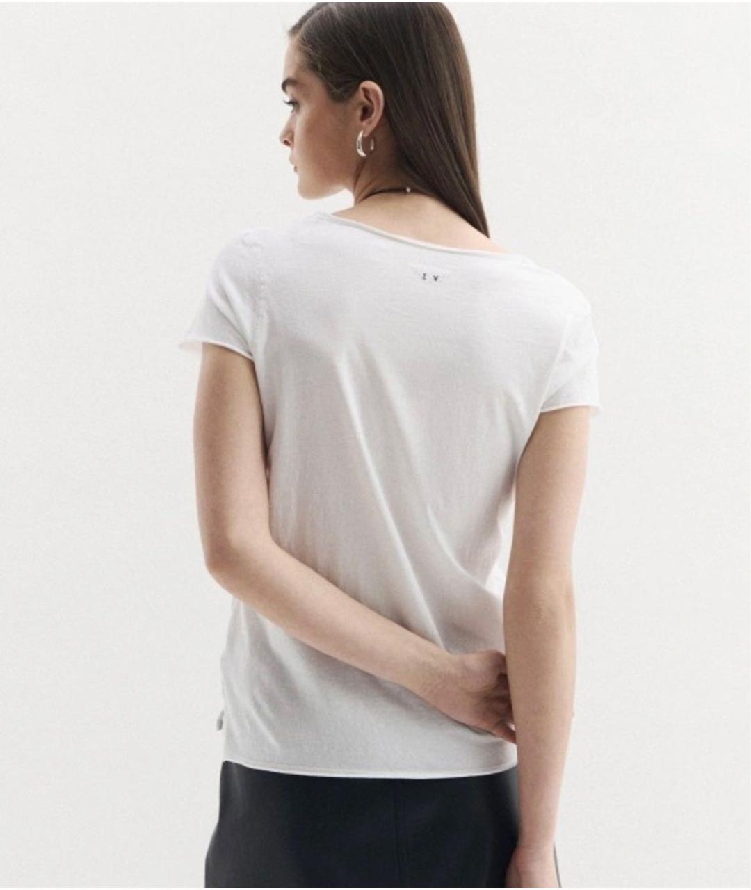 ZADIG & VOLTAIRE Белая хлопковая футболка, фото 2