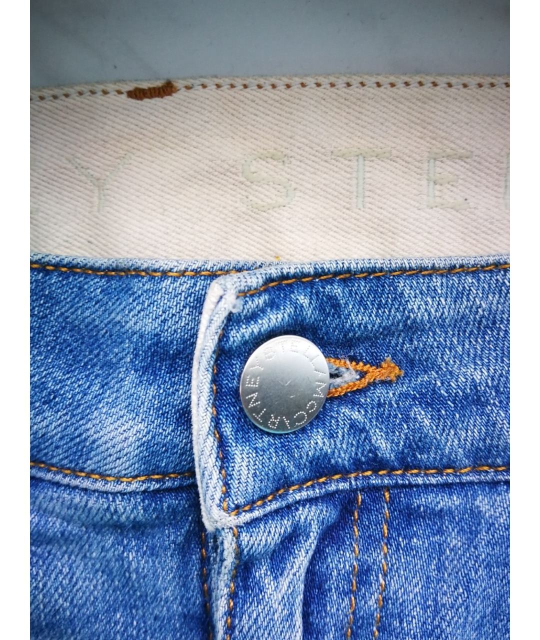 STELLA MCCARTNEY Голубые прямые джинсы, фото 3