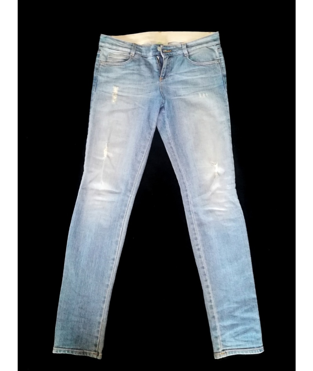 STELLA MCCARTNEY Голубые прямые джинсы, фото 2