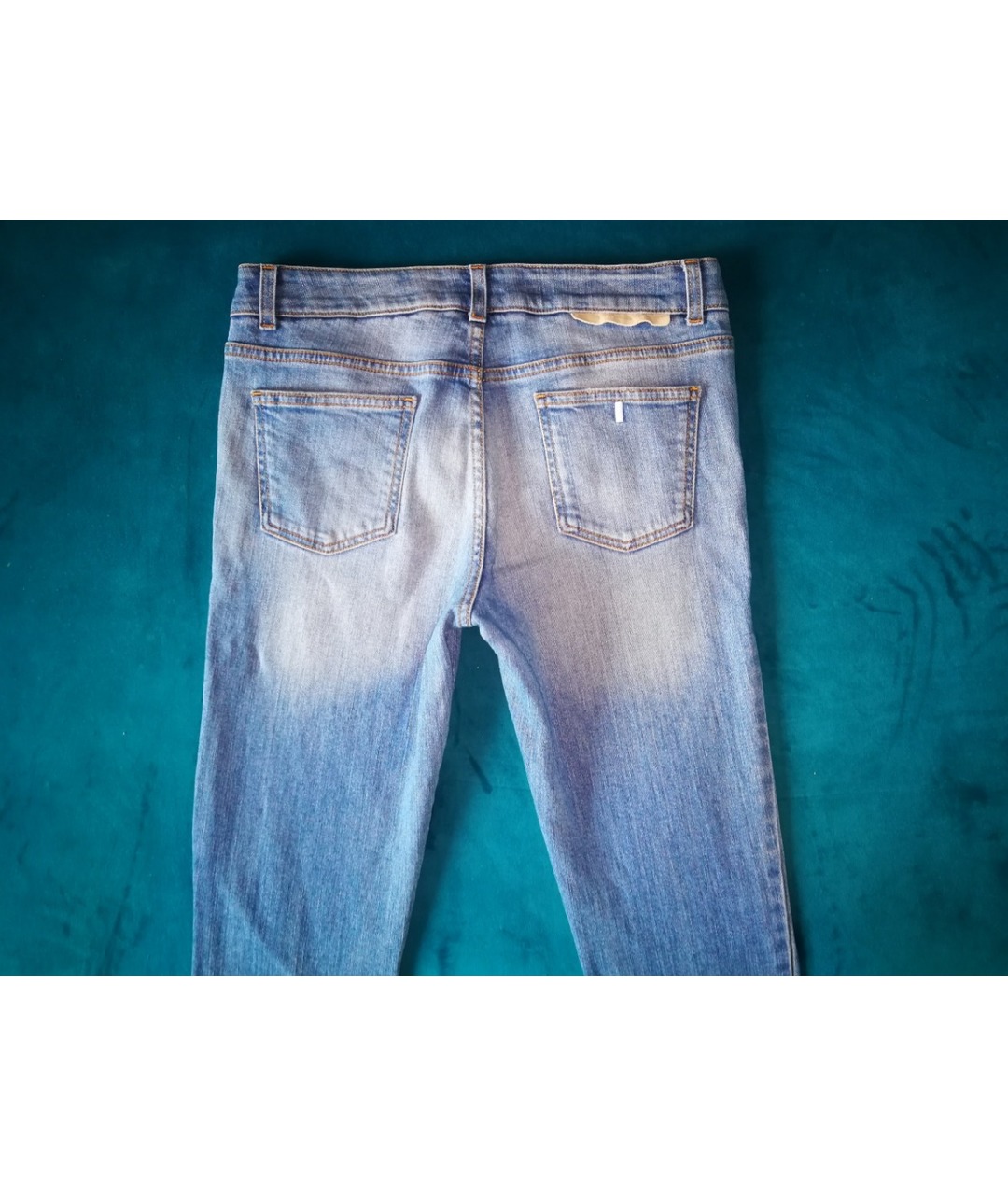 STELLA MCCARTNEY Голубые прямые джинсы, фото 6