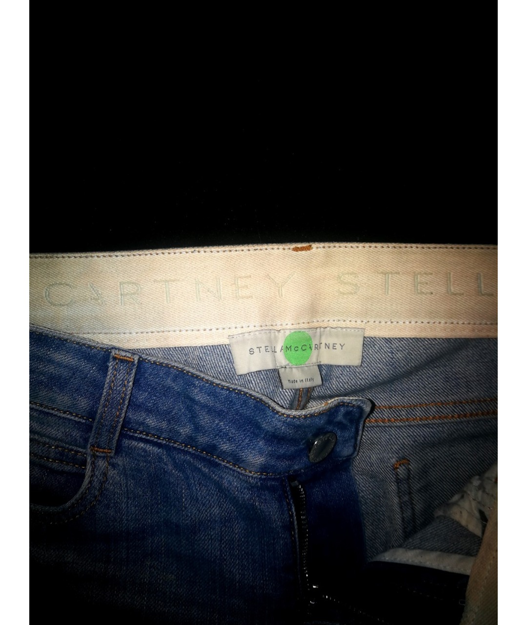 STELLA MCCARTNEY Голубые прямые джинсы, фото 7
