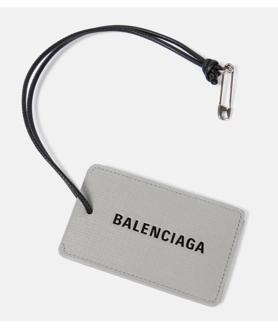 BALENCIAGA Серый брелок, фото 2