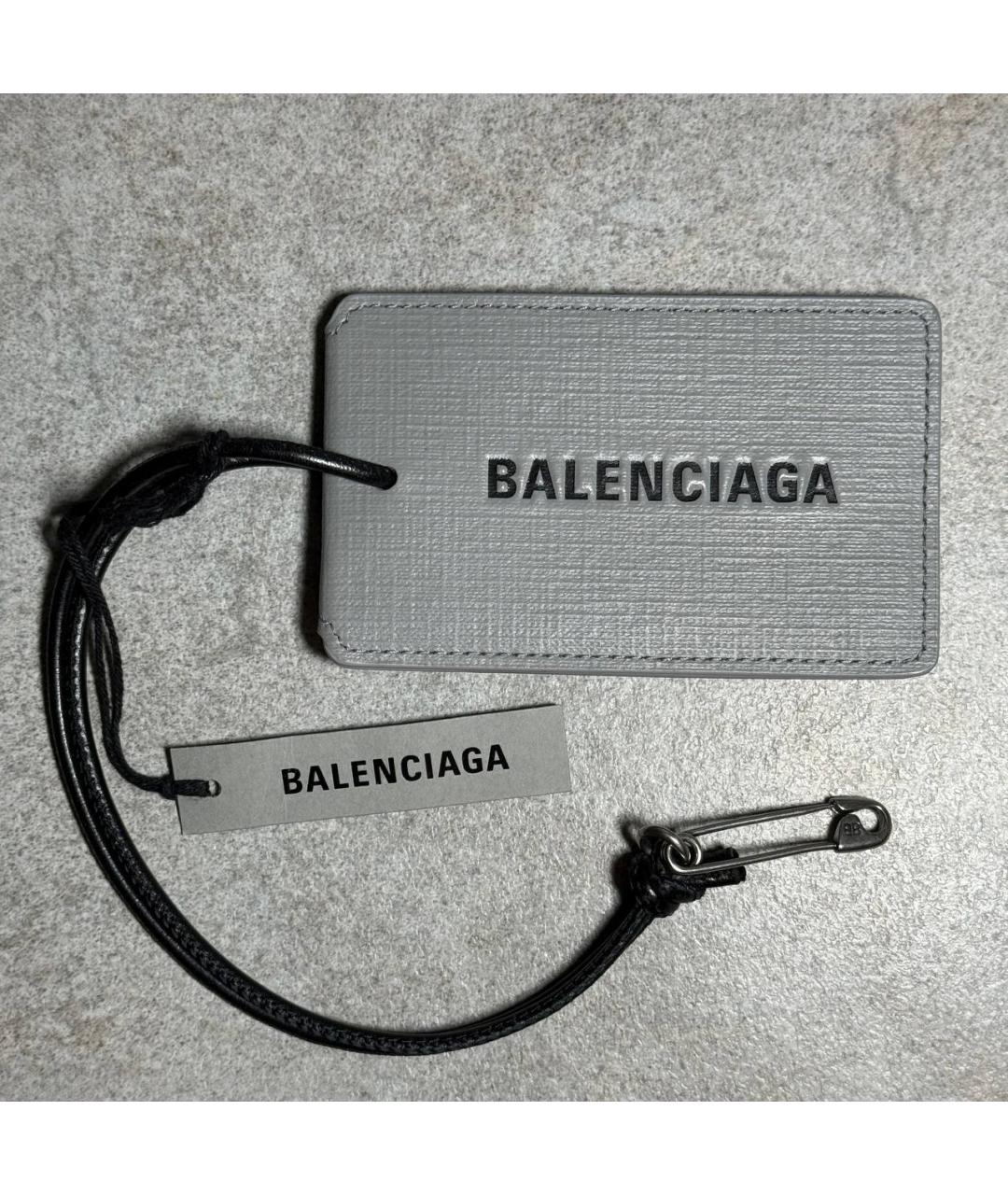 BALENCIAGA Серый брелок, фото 9