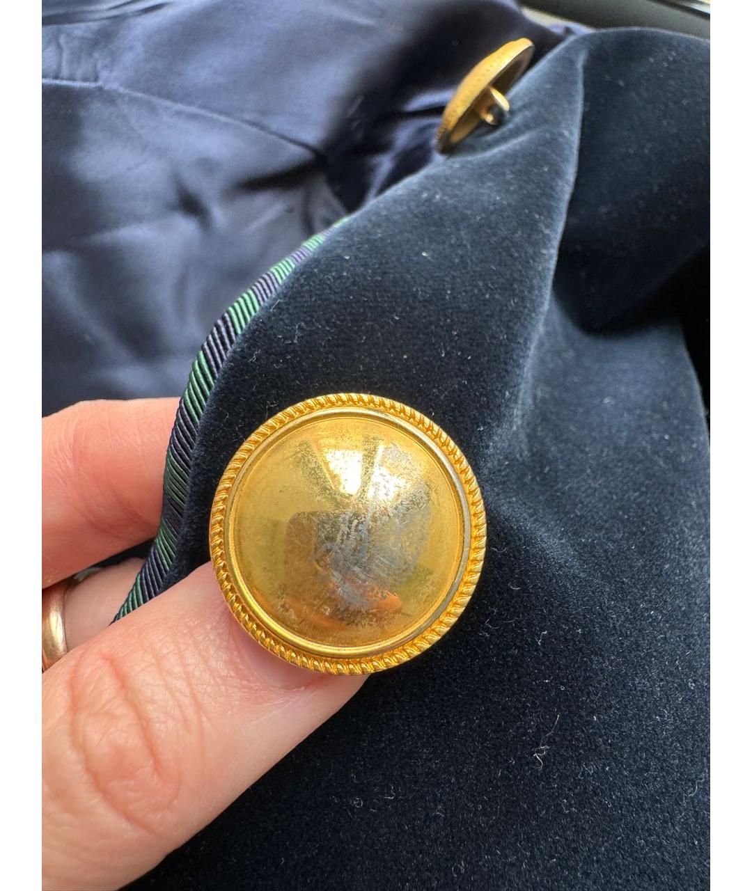 ESCADA Темно-синий бархатный жакет/пиджак, фото 6