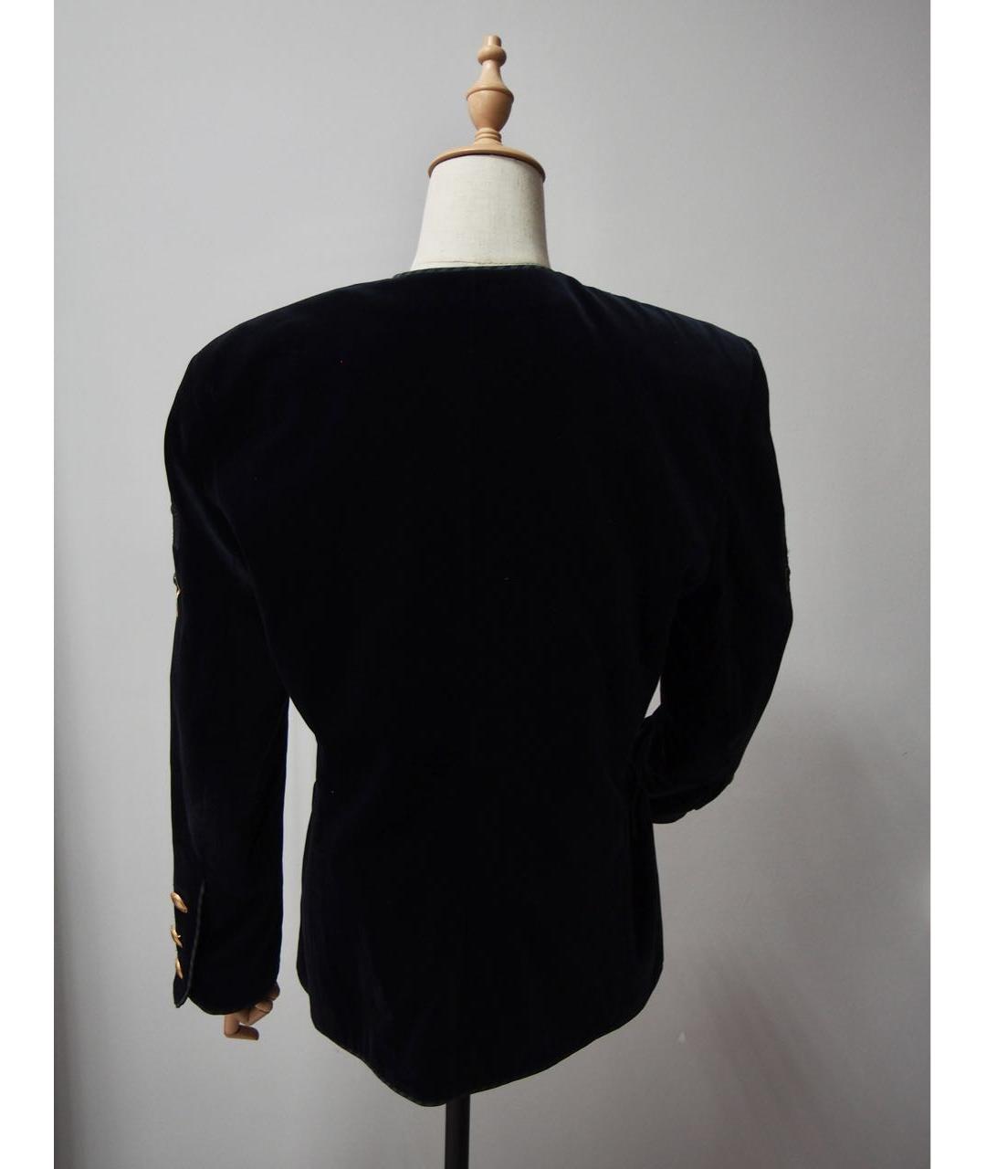 ESCADA Темно-синий бархатный жакет/пиджак, фото 4