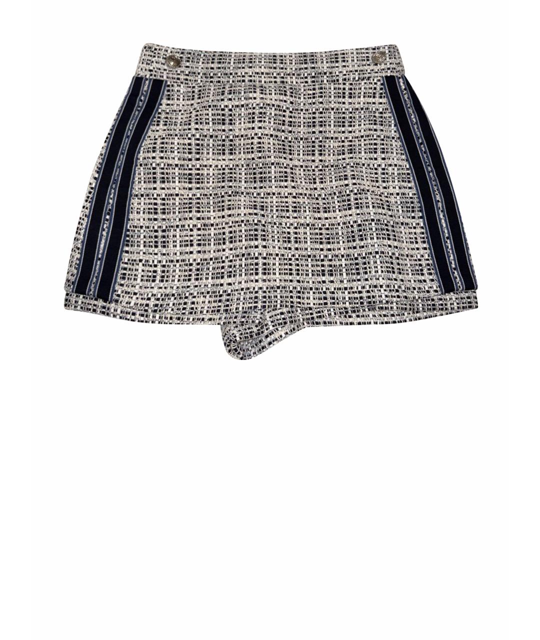 MAJE Мульти вискозная юбка-шорты, фото 1