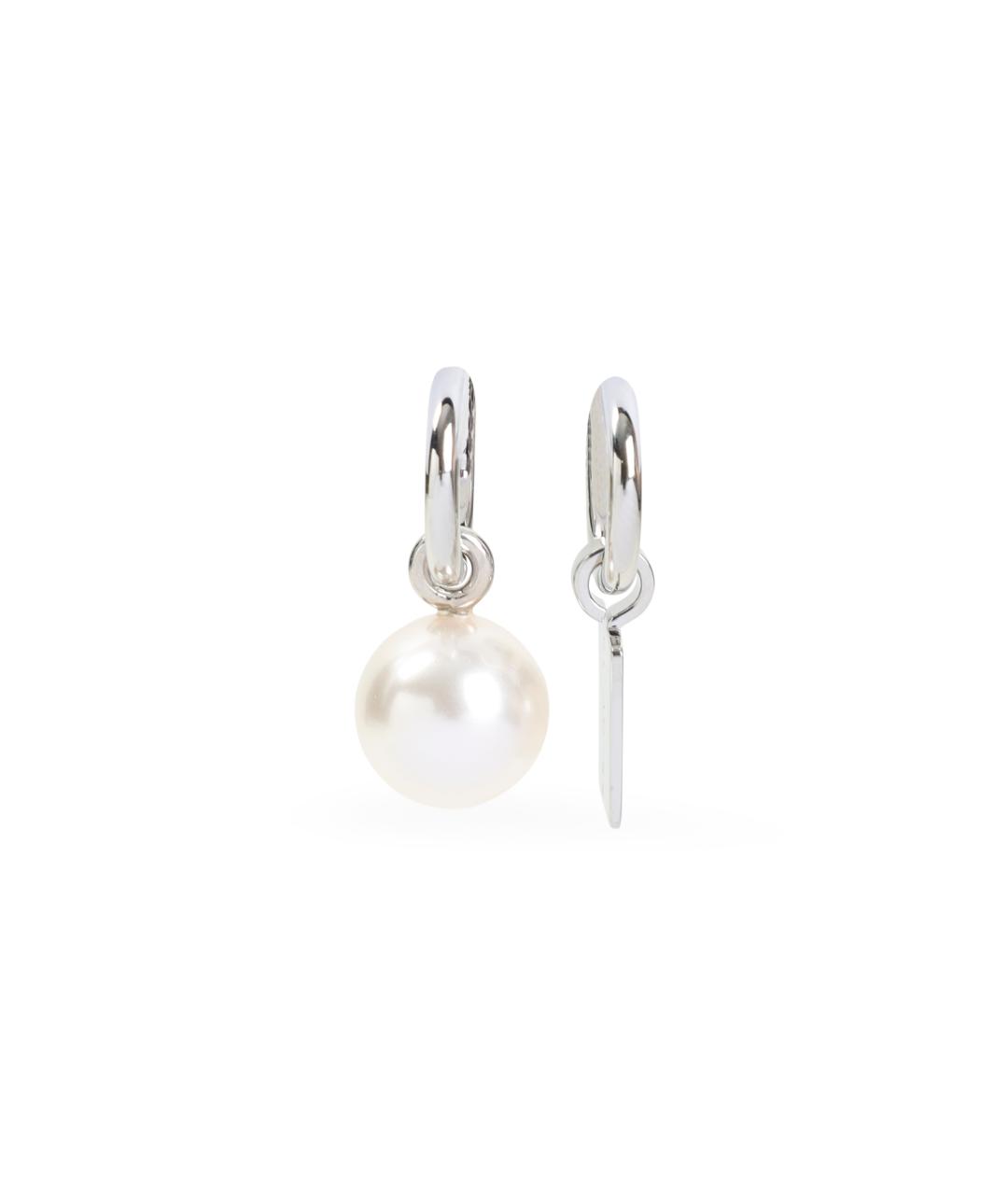 BALENCIAGA Серебряные металлические серьги, фото 1