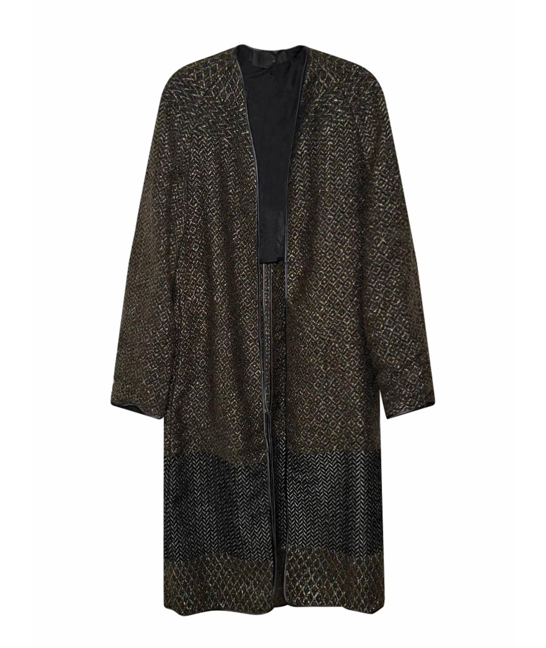 HAIDER ACKERMANN Черное пальто, фото 1