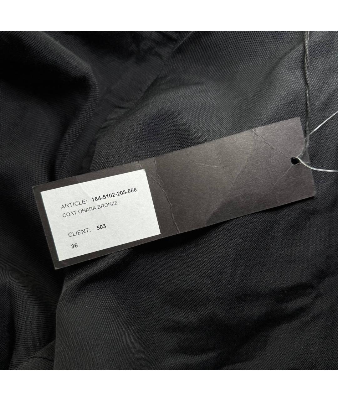 HAIDER ACKERMANN Черное пальто, фото 8