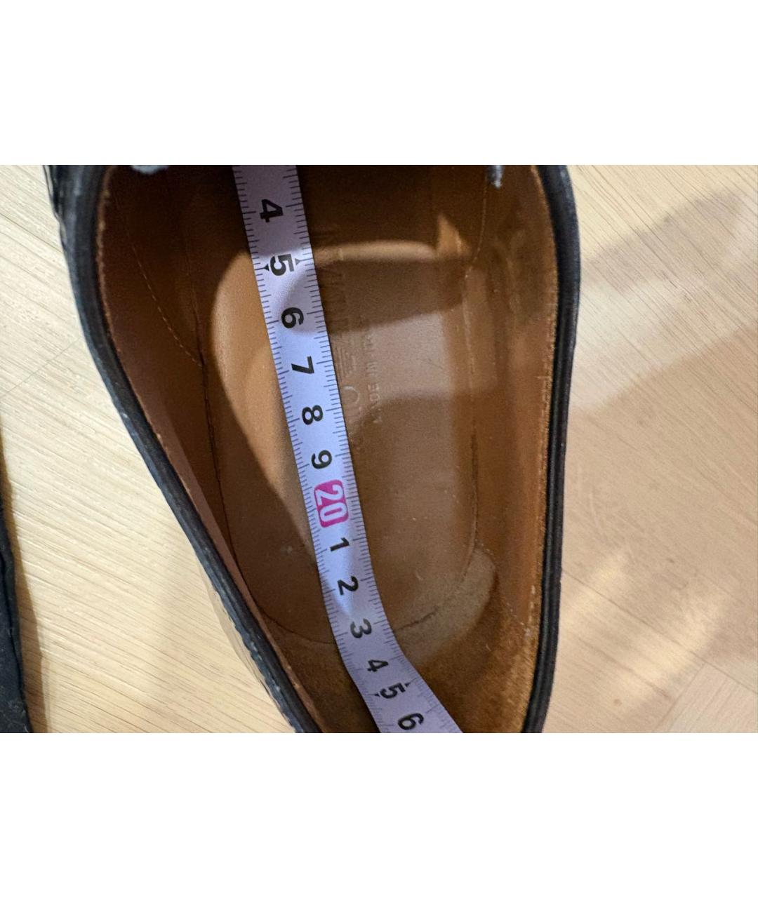 EMPORIO ARMANI Черные лоферы из лакированной кожи, фото 7