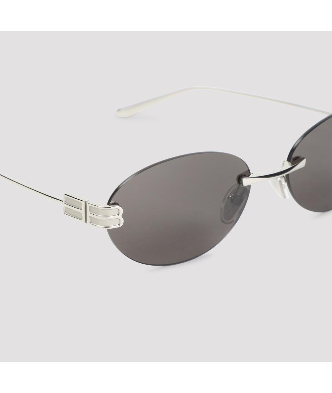 BALENCIAGA Металлические солнцезащитные очки, фото 3