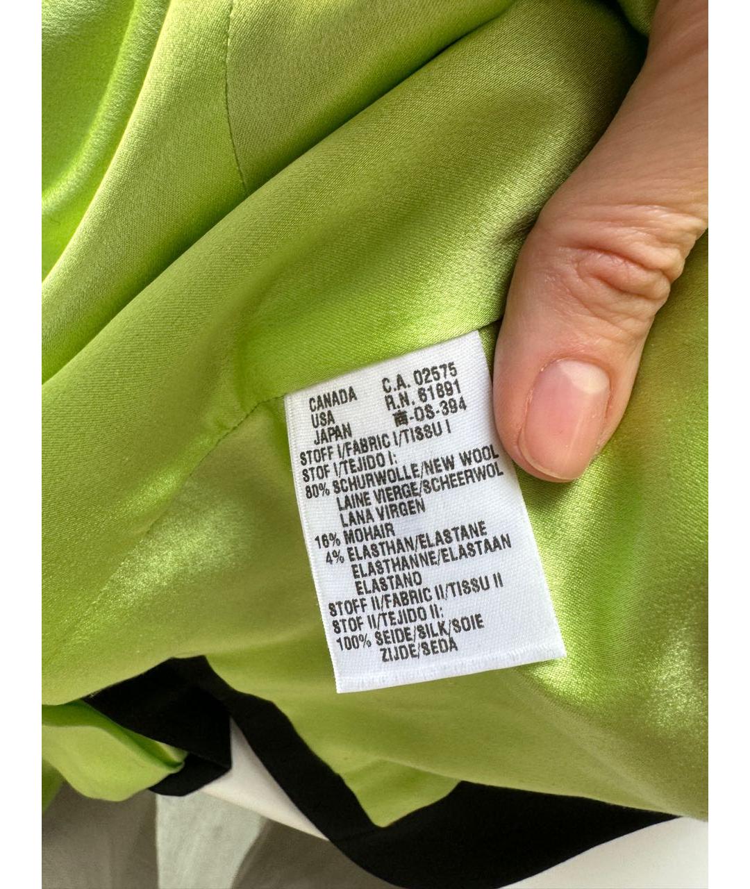 ESCADA Черный шерстяной жакет/пиджак, фото 4