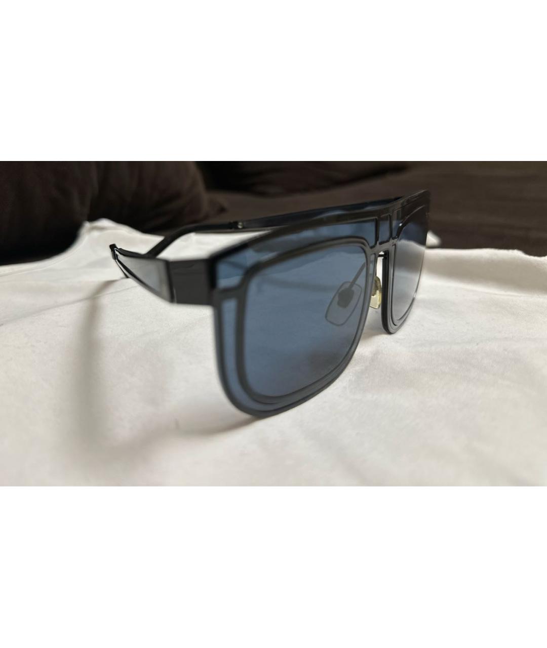 LOUIS VUITTON Черные пластиковые солнцезащитные очки, фото 2
