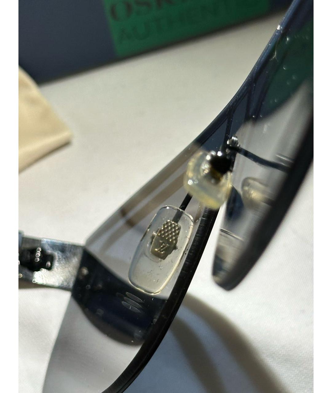 LOUIS VUITTON Черные пластиковые солнцезащитные очки, фото 6