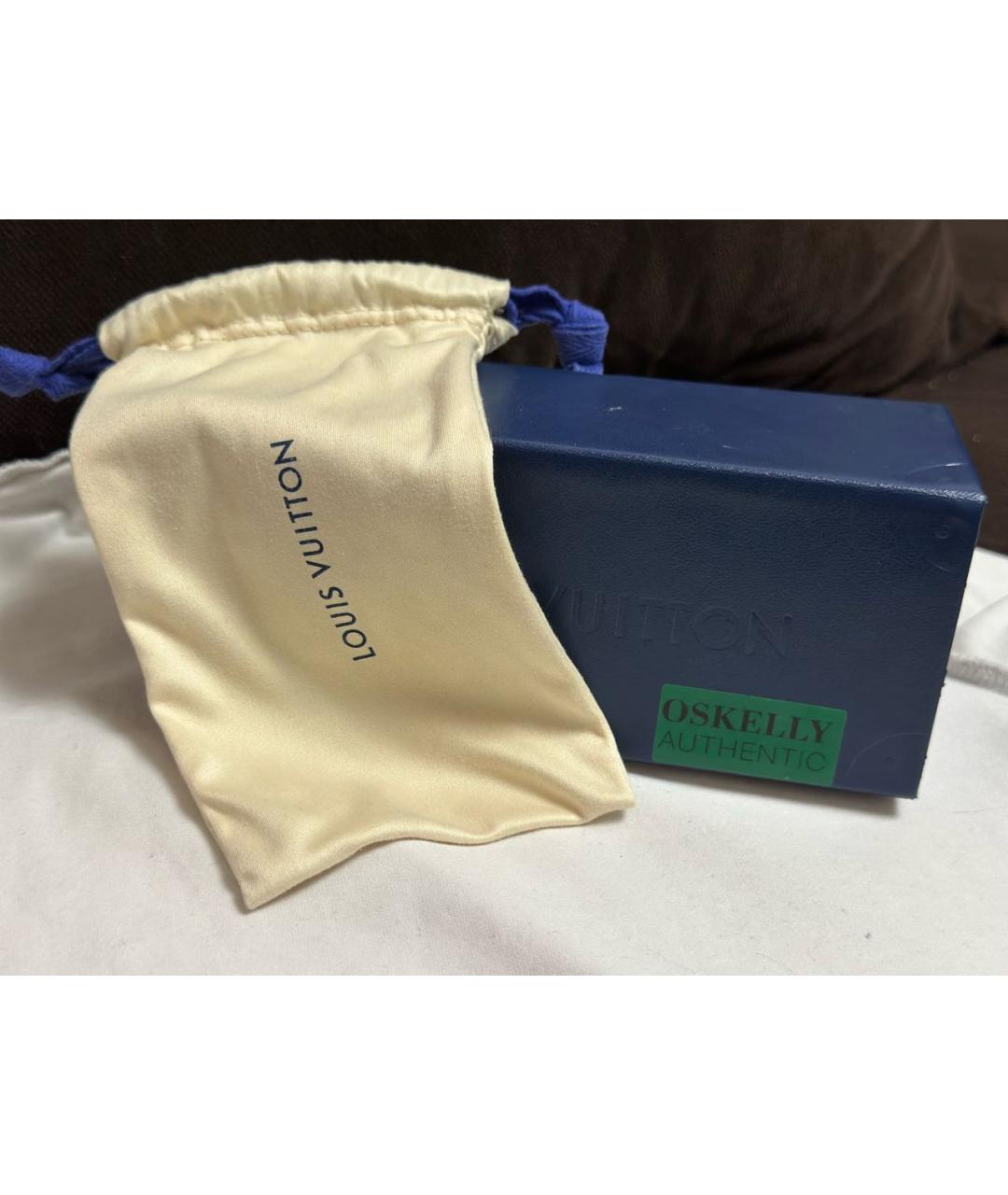 LOUIS VUITTON Черные пластиковые солнцезащитные очки, фото 4