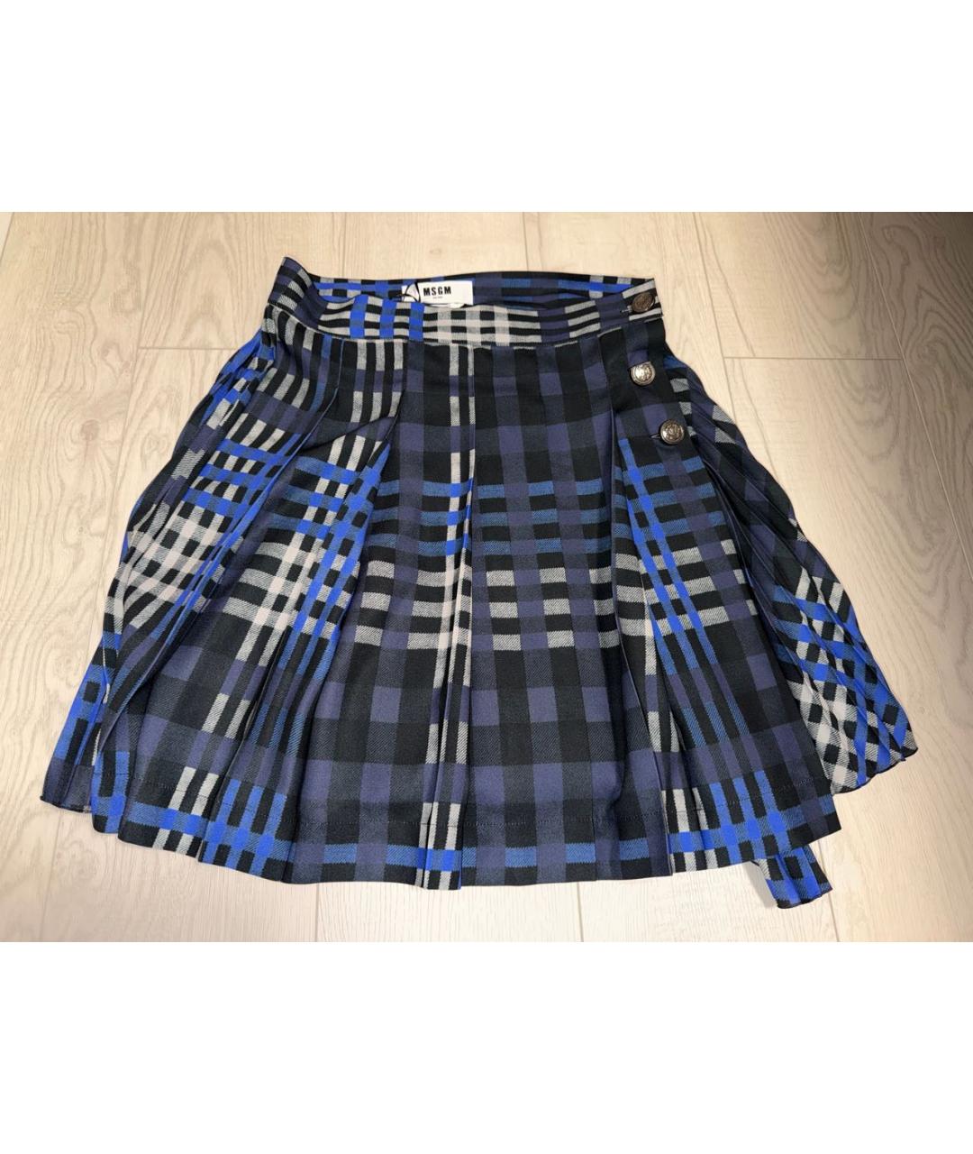 MSGM Мульти полиэстеровая юбка миди, фото 5