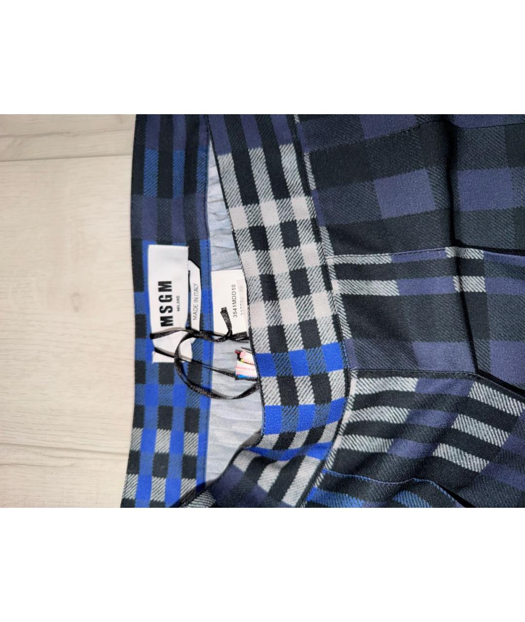 MSGM Мульти полиэстеровая юбка миди, фото 3