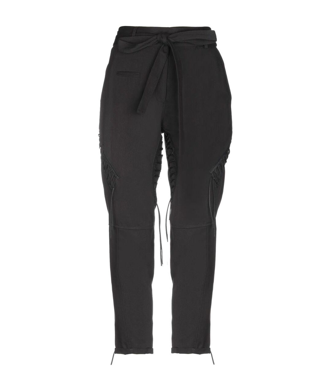 SAINT LAURENT Черные прямые брюки, фото 1