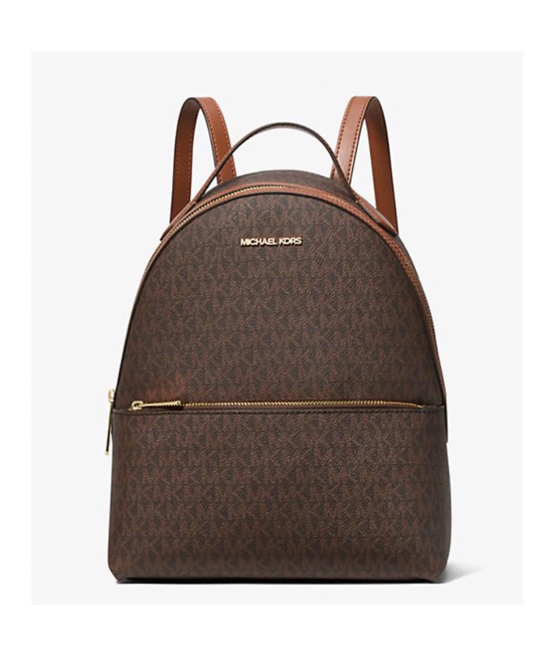 MICHAEL KORS Коричневый кожаный рюкзак, фото 7