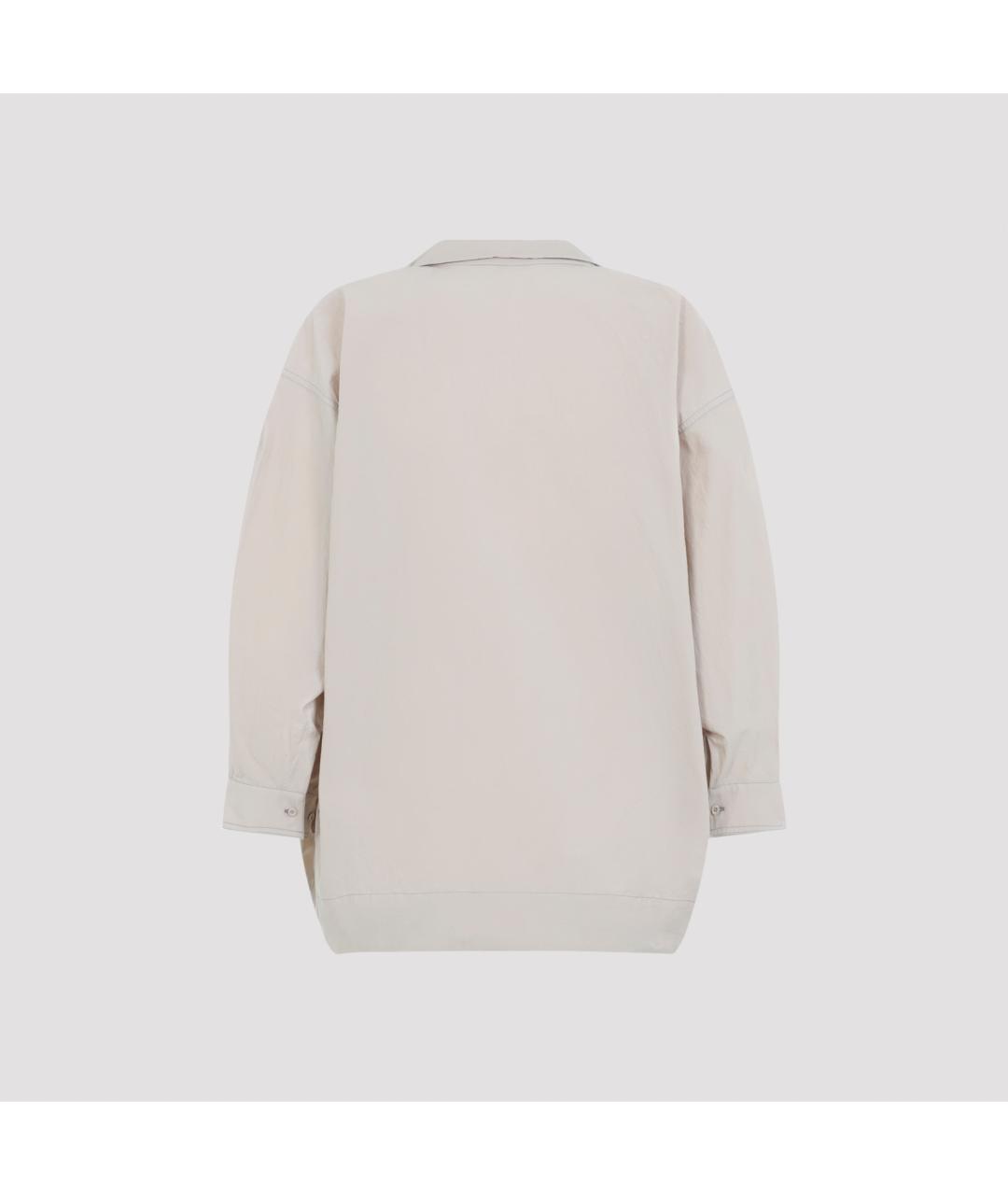 LEMAIRE Бежевая хлопковая блузы, фото 2